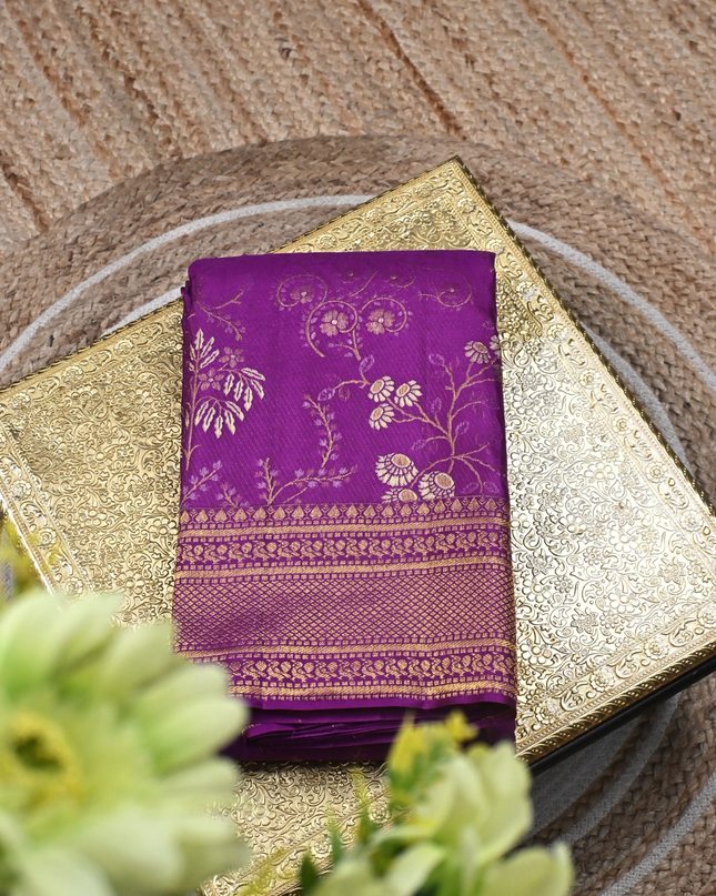 Kanchipuram Silk Saree-VSKP75