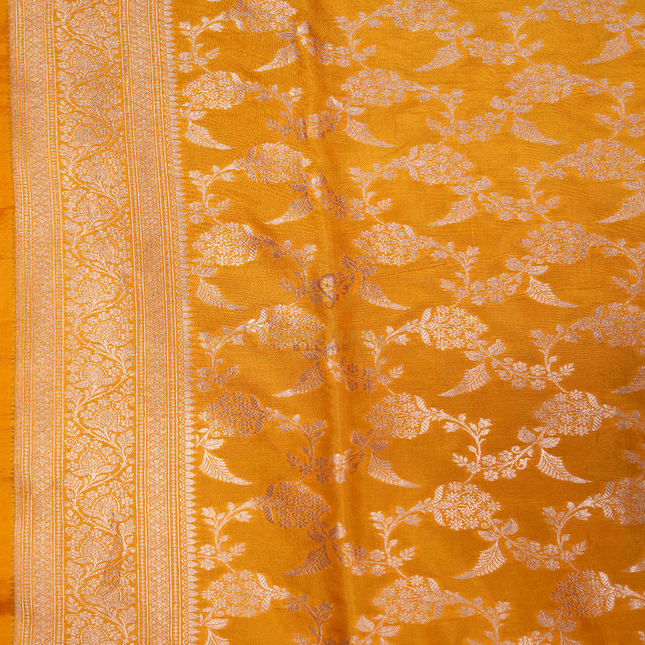 YELLOW  PURE BANARAS KATAN
