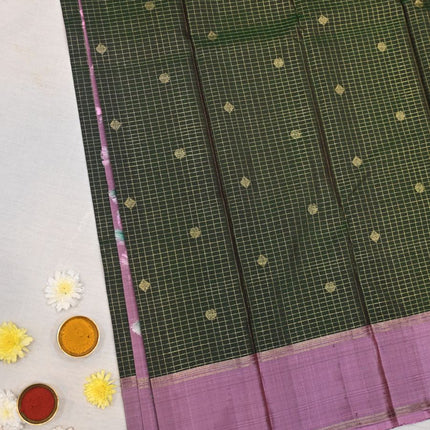Kanchipuram Silk Saree-VSKP100