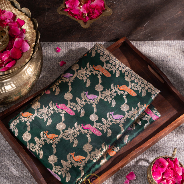 Pure Banaras katan silk-VSPBS27