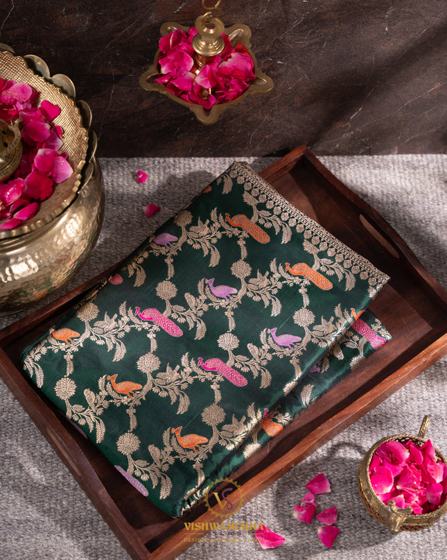 Pure Banaras katan silk-VSPBS27