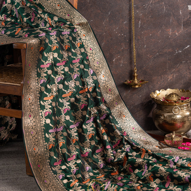 Pure Banaras katan silk-VSPBS27