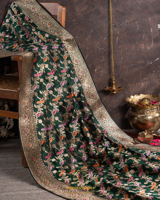 Pure Banaras katan silk-VSPBS27