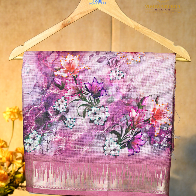 Silk Kota Sarees-VSSK1C pink