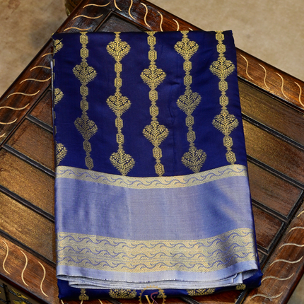 Semi Pattu-VSSP44C Deep Blue