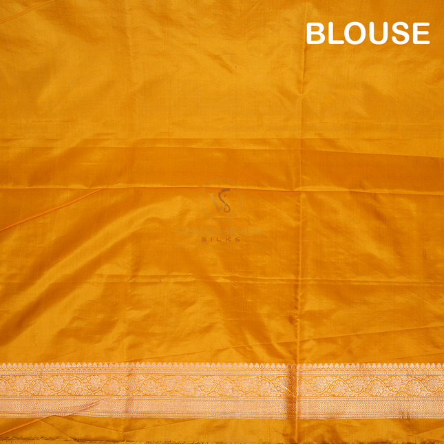 YELLOW  PURE BANARAS KATAN