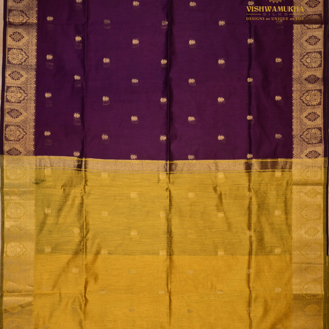 Chanderi Sarees-VSC42C Plum