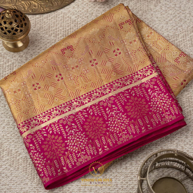 Kanchipuram Silk Saree-VSKP112