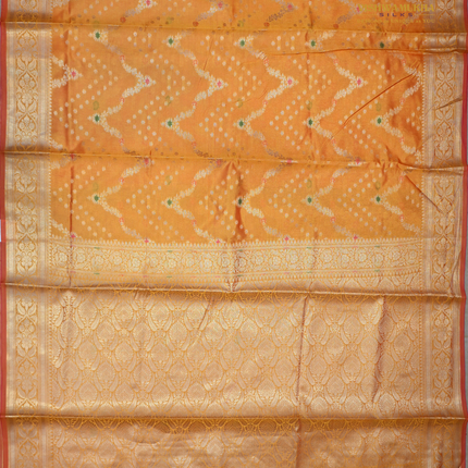Banaras Soft Silk-VSBS3A Orange