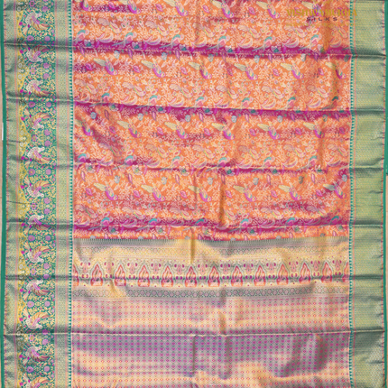 Semi pattu Meenakari-VSSP59C Pink