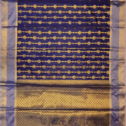 Semi Pattu-VSSP44C Deep Blue