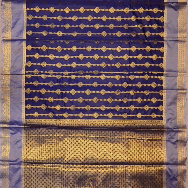 Semi Pattu-VSSP44C Deep Blue
