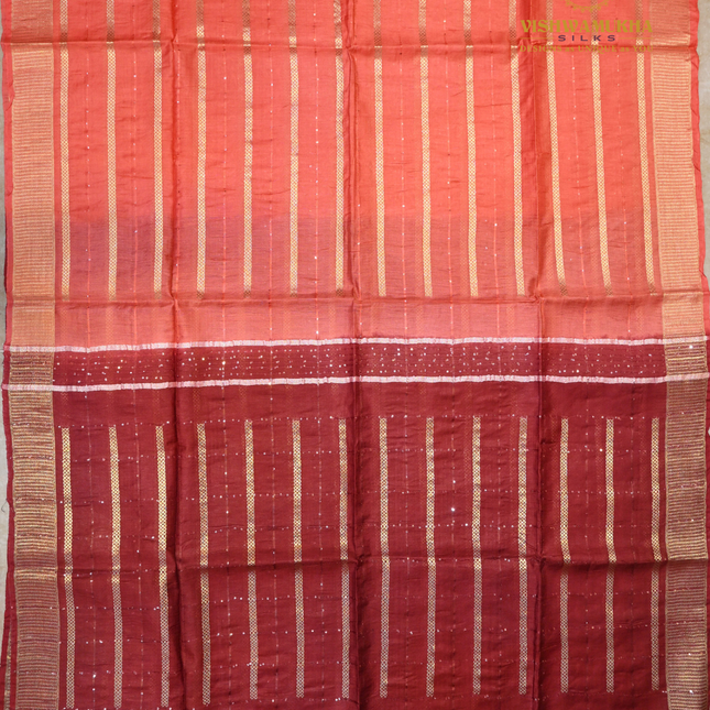 Chanderi Saree-VSC16 Peach