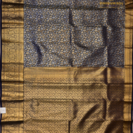 Semi pattu sarees-VSSP54C BLUE