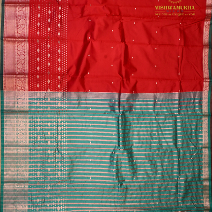 Semi Soft Pattu-VSSP52E Red