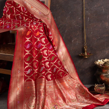 Pure Banaras katan silk-VSPBS29