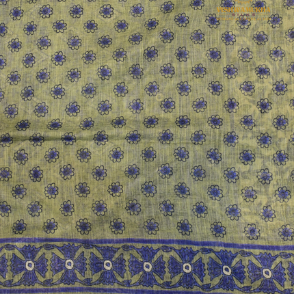 Linen Sarees-VSL16 Green
