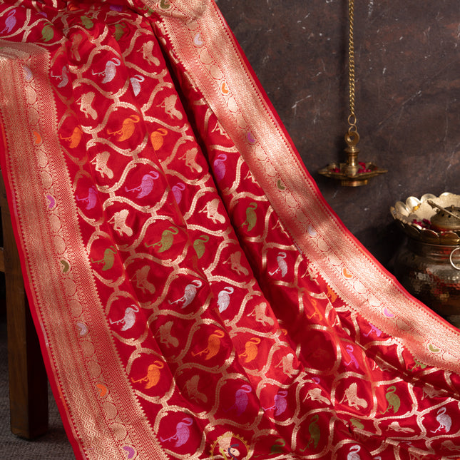 Pure Banaras katan silk-VSPBS29
