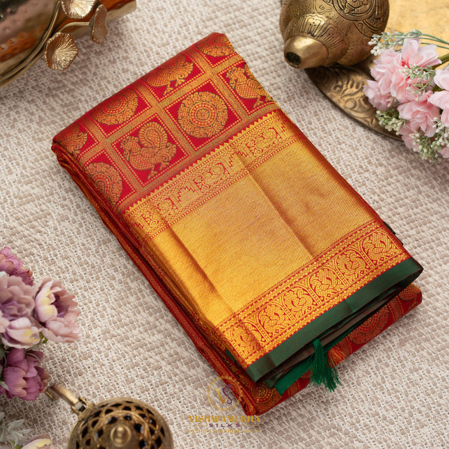 Kanchipuram Silk Saree-VSKP114