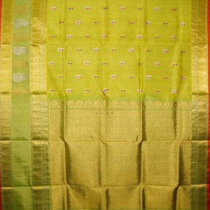 Light Green Venkatagiri Silk Sarees