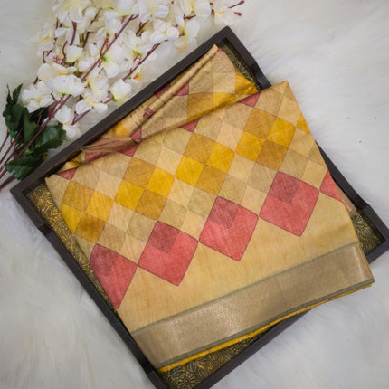 Maheswari Silk Sarees-VSMSS04 yellow