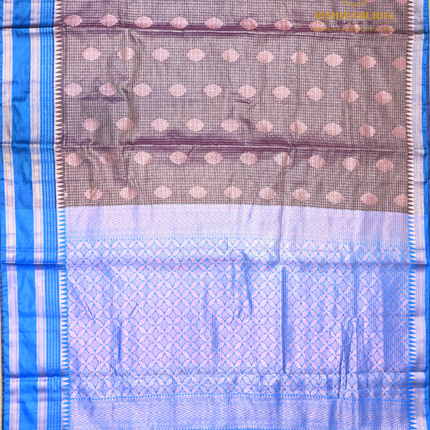 Semi Soft Pattu-VSSP49 Purple