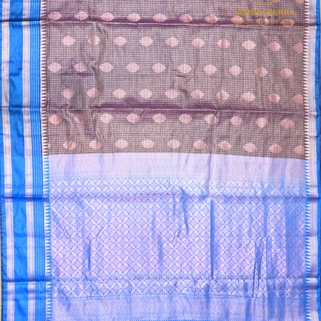 Semi Soft Pattu-VSSP49 Purple