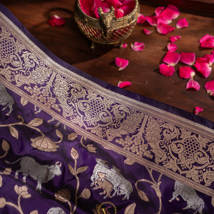 Pure Banaras katan silk-VSPBS31