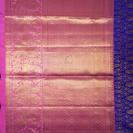 Rani Purple Kanchipuram Silk Sarees