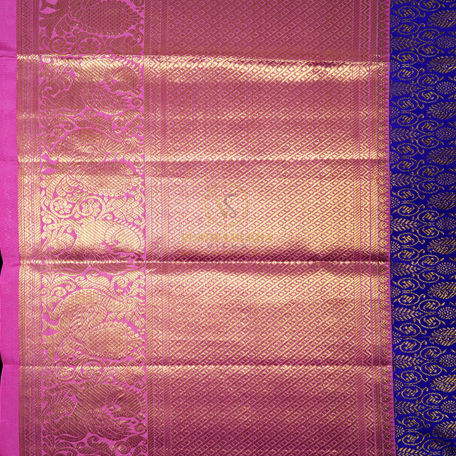 Rani Purple Kanchipuram Silk Sarees
