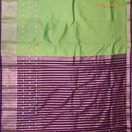 Semi Soft Pattu-VSSP52C  AppleGreen