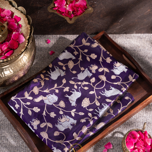 Pure Banaras katan silk-VSPBS31