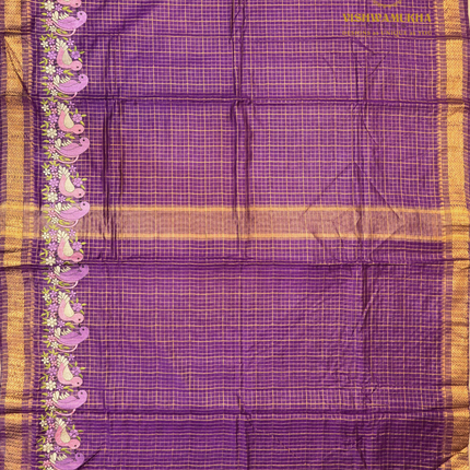 Chanderi saree-VSC33 Purple (4)
