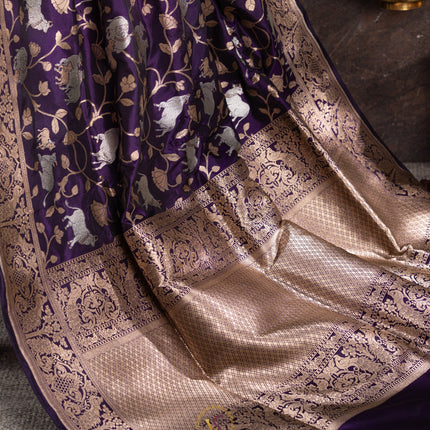 Pure Banaras katan silk-VSPBS31