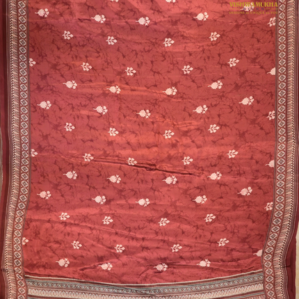 Crepe Sarees-VSCRP7D Rust