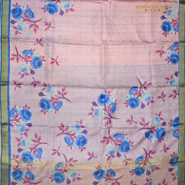 Semi Tussar-VSST13C Onion pink