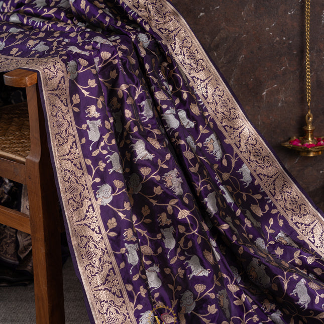Pure Banaras katan silk-VSPBS31