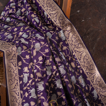 Pure Banaras katan silk-VSPBS31