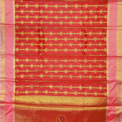 Semi Pattu-VSSP44D Red