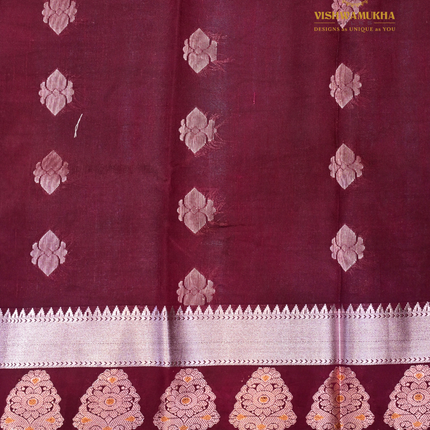 Semi Soft Pattu-VSSP48F Sea Blue