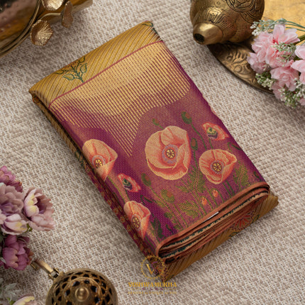 Kanchipuram Silk Saree-VSKP116