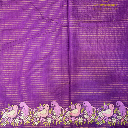 Chanderi saree-VSC33 Purple (4)