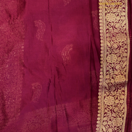 Banaras Georgette-VSGF9B maroon