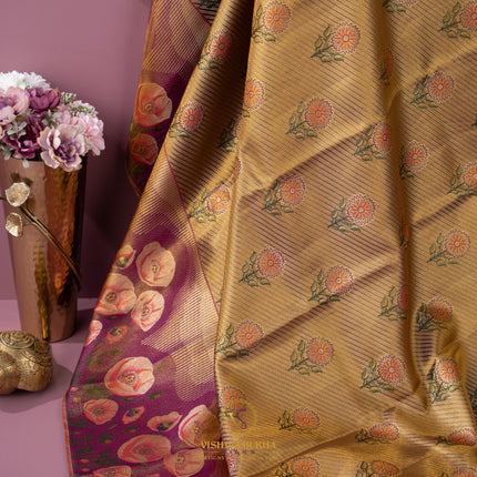 Kanchipuram Silk Saree-VSKP116