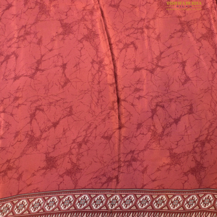 Crepe Sarees-VSCRP7D Rust