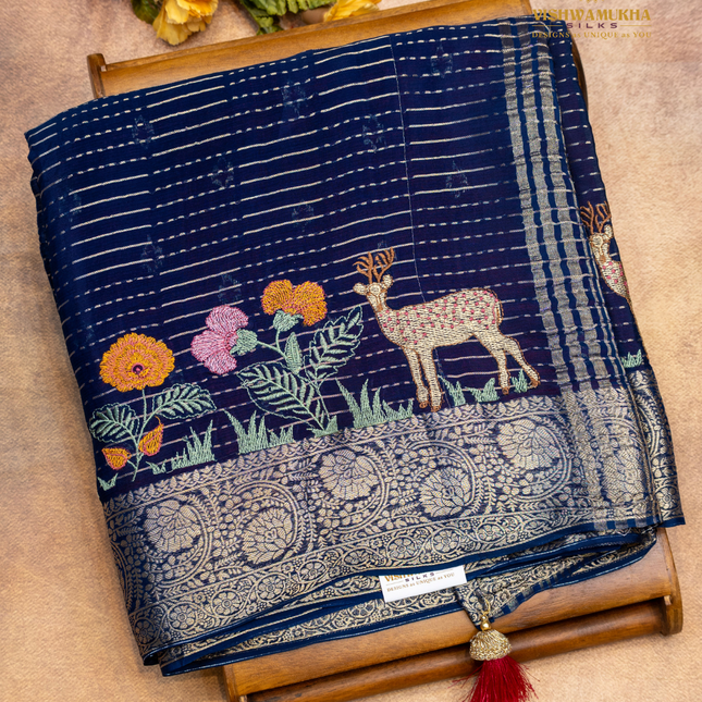 Dola Silk-VSD3F Navyblue