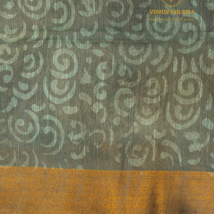 Chanderi Saree-VSC4 Green