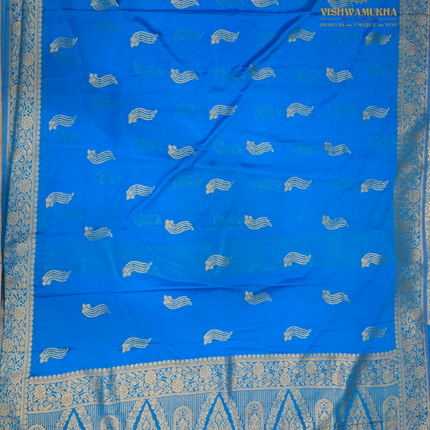 Banaras Georgette-VSGF9A Sky blue