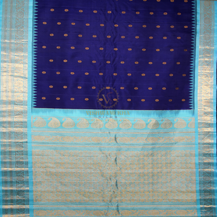 Blue Gadwal Pattu Sarees