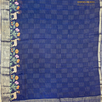 Dola Silk-VSD3F Navyblue